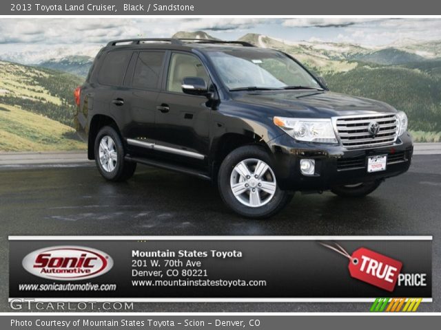 2013 Toyota Land Cruiser  in Black