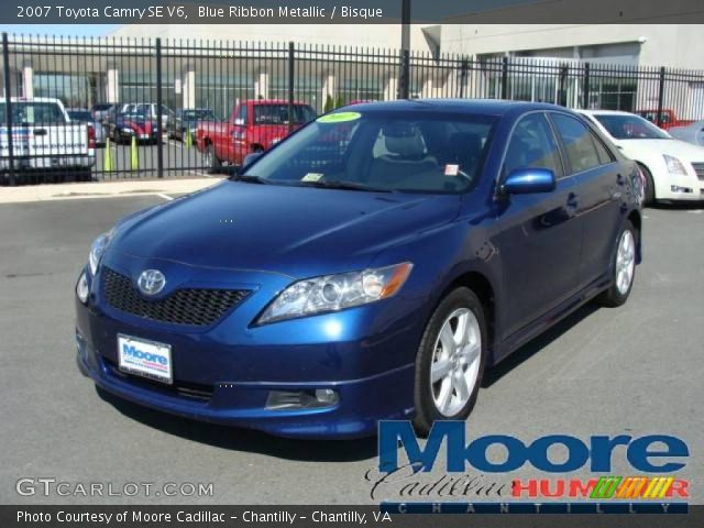 2007 Toyota Camry SE V6 in Blue Ribbon Metallic