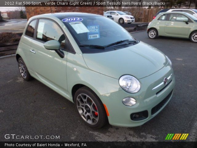 2012 Fiat 500 Sport in Verde Chiaro (Light Green)