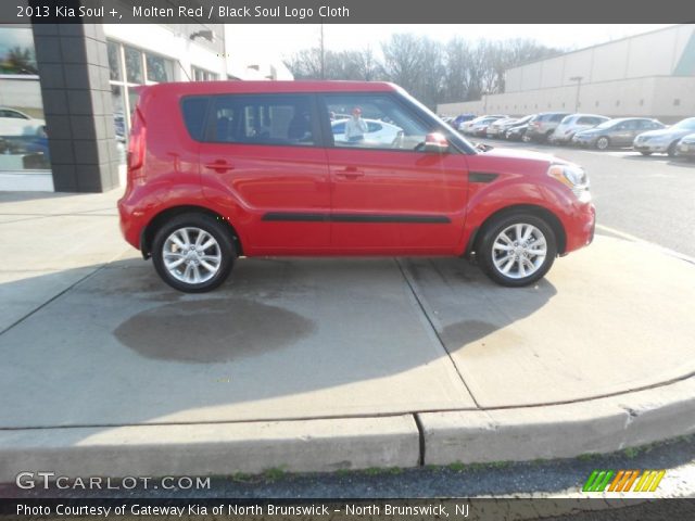 2013 Kia Soul + in Molten Red