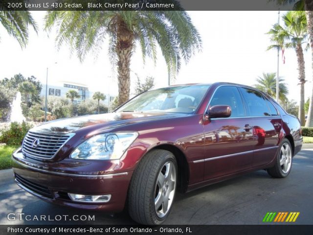2005 Lexus LS 430 Sedan in Black Cherry Pearl