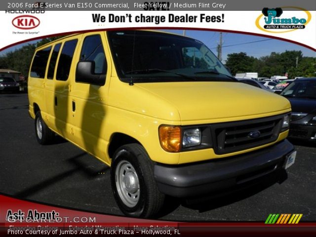 2006 Ford E Series Van E150 Commercial in Fleet Yellow