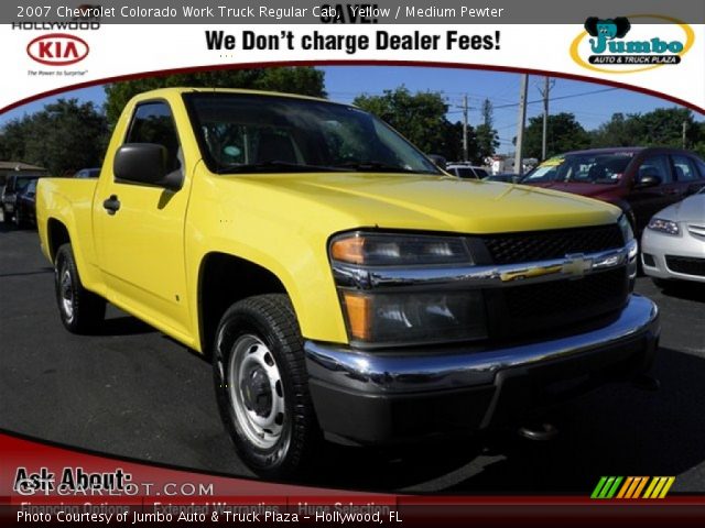 2007 Chevrolet Colorado Work Truck Regular Cab in Yellow
