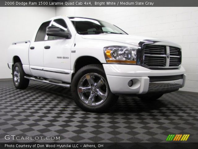 2006 Dodge Ram 1500 Laramie Quad Cab 4x4 in Bright White