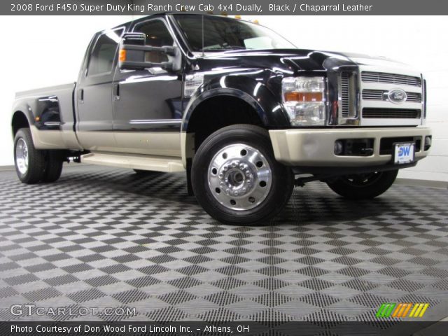 2008 Ford F450 Super Duty King Ranch Crew Cab 4x4 Dually in Black