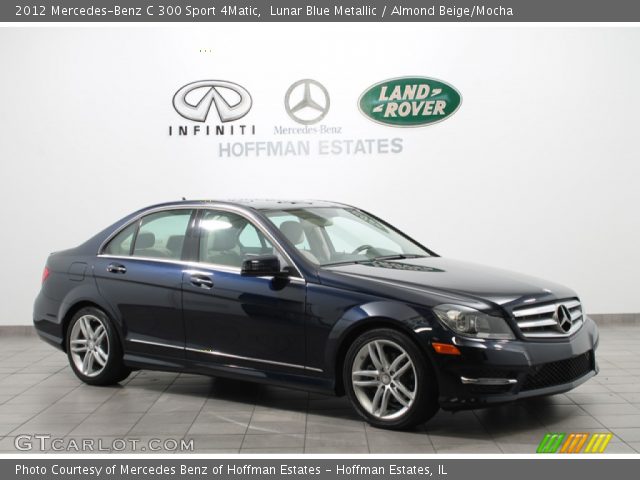 2012 Mercedes-Benz C 300 Sport 4Matic in Lunar Blue Metallic