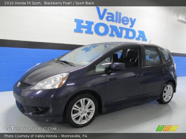 2010 Honda Fit Sport in Blackberry Pearl