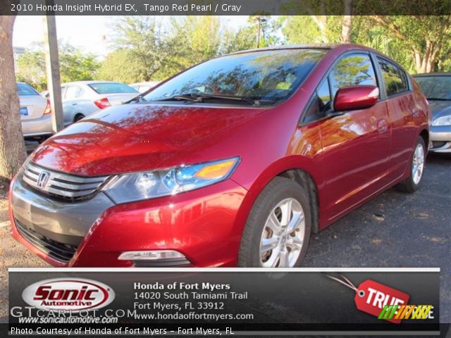 2010 Honda Insight Hybrid EX in Tango Red Pearl