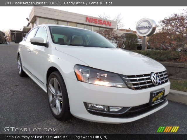 2013 Volkswagen Passat TDI SEL in Candy White