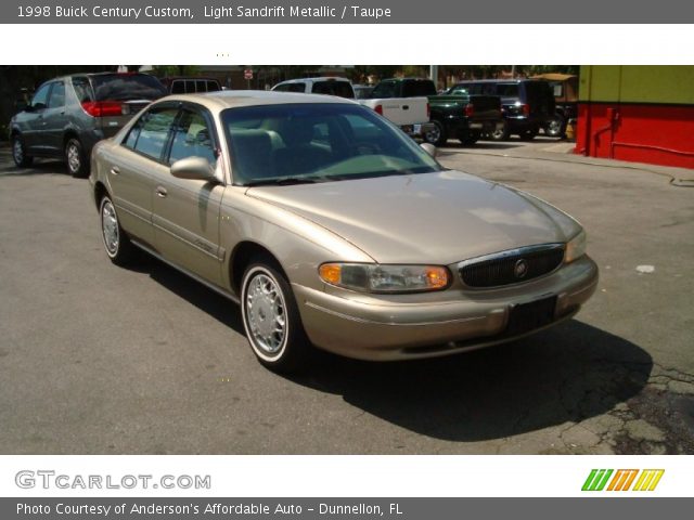 1998 Buick Century Custom in Light Sandrift Metallic