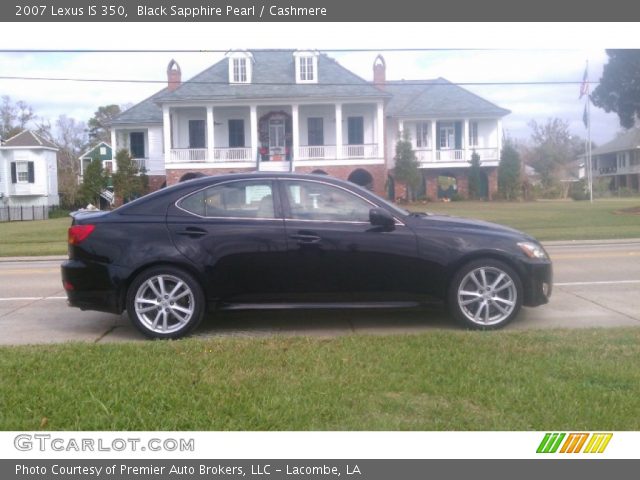 2007 Lexus IS 350 in Black Sapphire Pearl