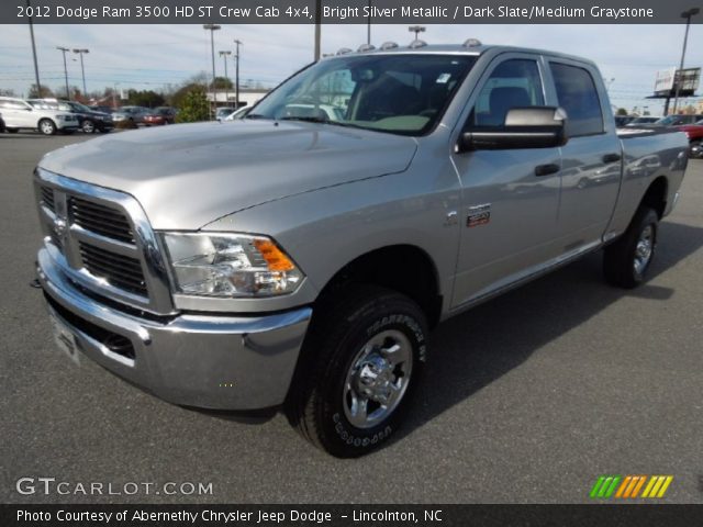 2012 Dodge Ram 3500 HD ST Crew Cab 4x4 in Bright Silver Metallic