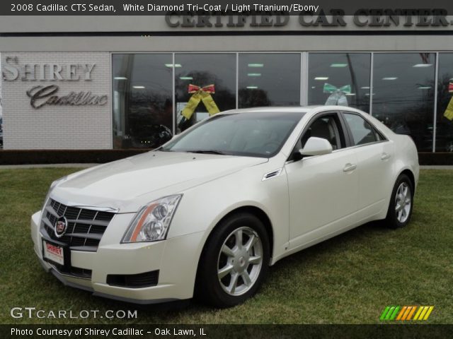 2008 Cadillac CTS Sedan in White Diamond Tri-Coat