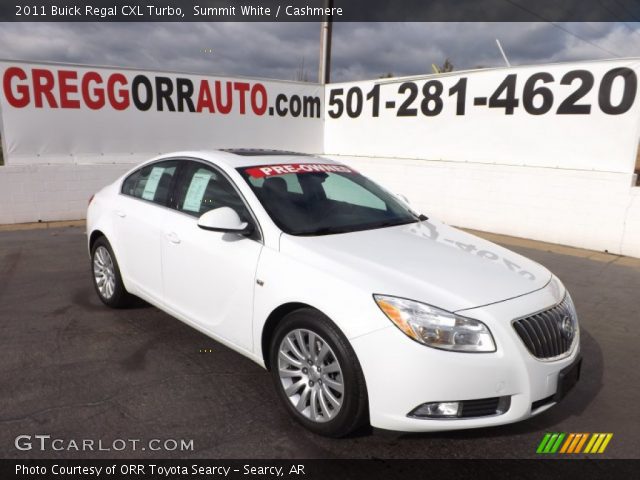 2011 Buick Regal CXL Turbo in Summit White