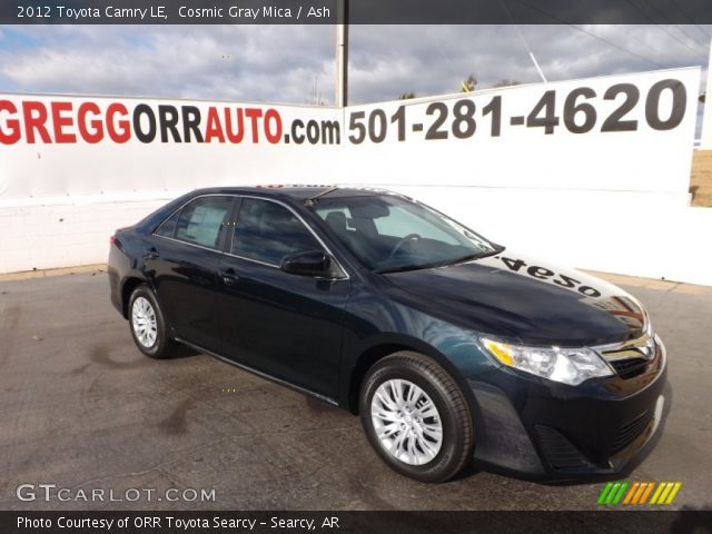2012 Toyota Camry LE in Cosmic Gray Mica