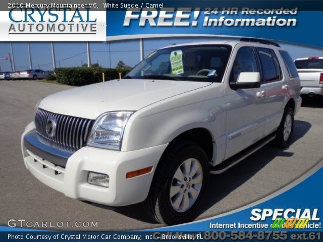 2010 Mercury Mountaineer V6 in White Suede