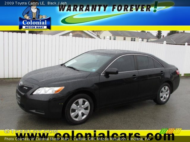 2009 Toyota Camry LE in Black