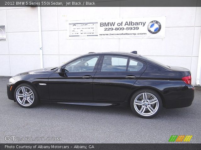 2012 BMW 5 Series 550i Sedan in Jet Black