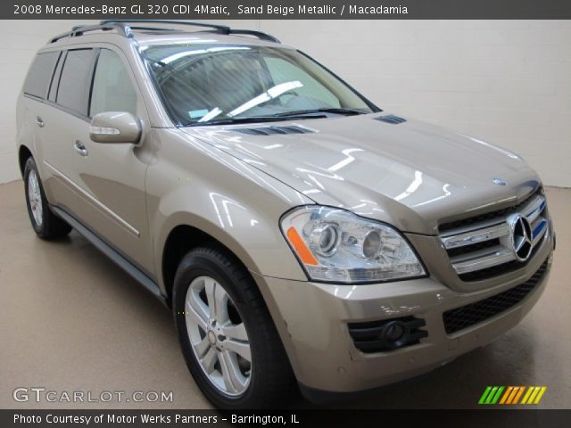 2008 Mercedes-Benz GL 320 CDI 4Matic in Sand Beige Metallic