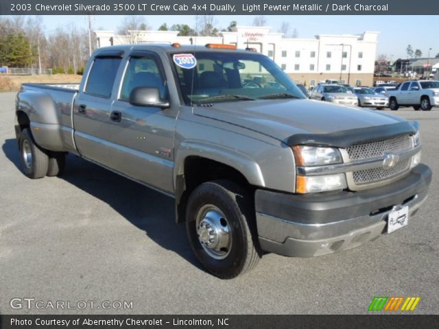 2003 Chevrolet Silverado 3500 LT Crew Cab 4x4 Dually in Light Pewter Metallic