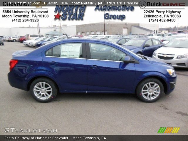 2013 Chevrolet Sonic LT Sedan in Blue Topaz Metallic