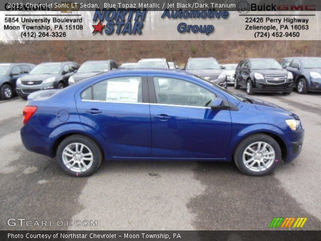2013 Chevrolet Sonic LT Sedan in Blue Topaz Metallic