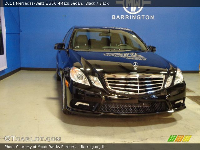 2011 Mercedes-Benz E 350 4Matic Sedan in Black