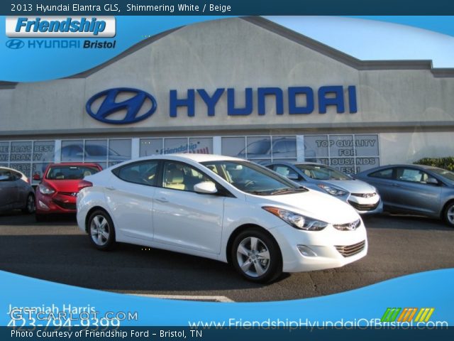 2013 Hyundai Elantra GLS in Shimmering White