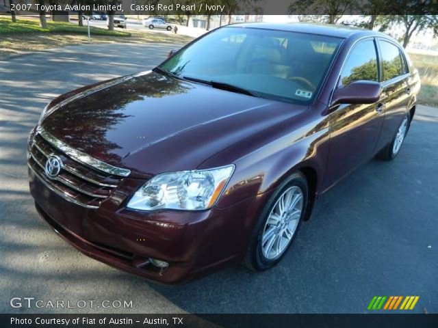 2007 Toyota Avalon Limited in Cassis Red Pearl