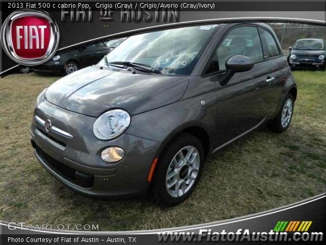 2013 Fiat 500 c cabrio Pop in Grigio (Gray)