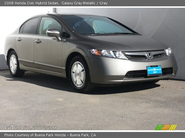 2008 Honda Civic Hybrid Sedan in Galaxy Gray Metallic