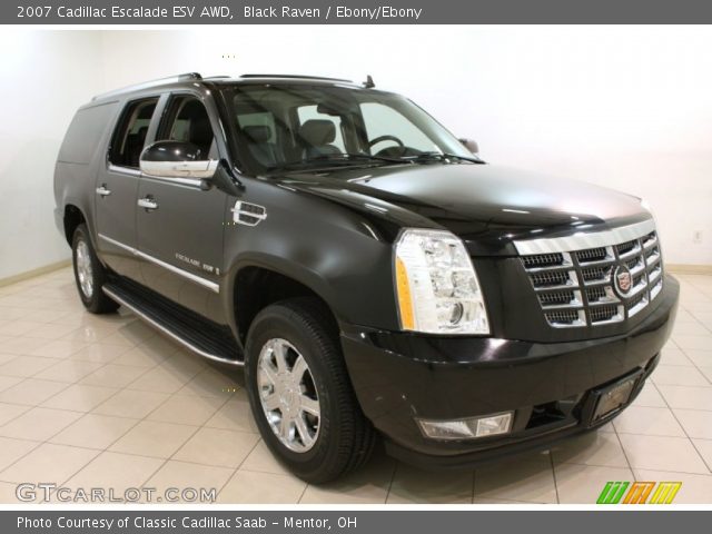 2007 Cadillac Escalade ESV AWD in Black Raven
