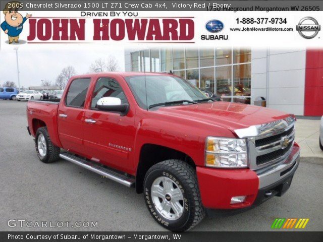 2009 Chevrolet Silverado 1500 LT Z71 Crew Cab 4x4 in Victory Red