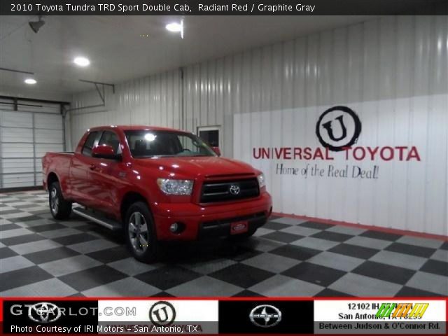 2010 Toyota Tundra TRD Sport Double Cab in Radiant Red
