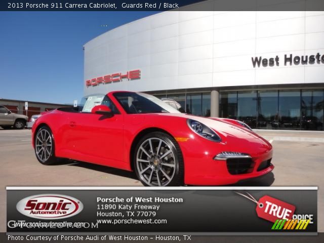 2013 Porsche 911 Carrera Cabriolet in Guards Red