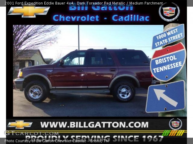 2001 Ford Expedition Eddie Bauer 4x4 in Dark Toreador Red Metallic