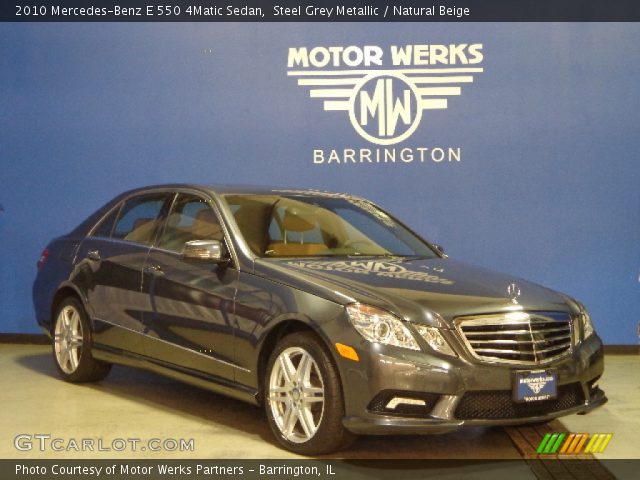 2010 Mercedes-Benz E 550 4Matic Sedan in Steel Grey Metallic