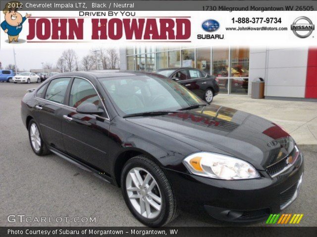 2012 Chevrolet Impala LTZ in Black