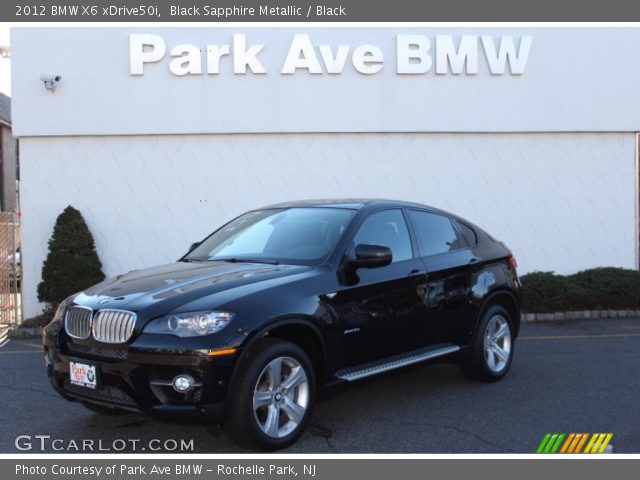 2012 BMW X6 xDrive50i in Black Sapphire Metallic