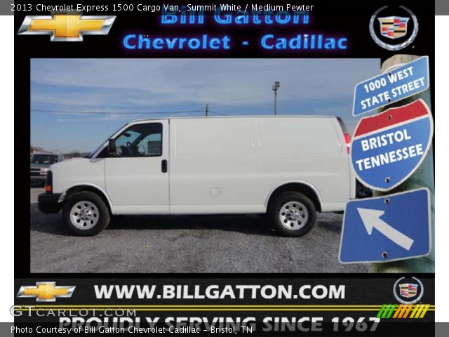 2013 Chevrolet Express 1500 Cargo Van in Summit White