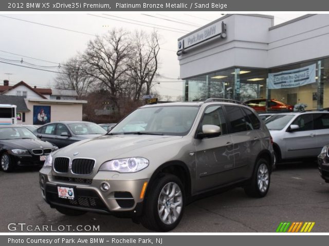 2012 BMW X5 xDrive35i Premium in Platinum Bronze Metallic