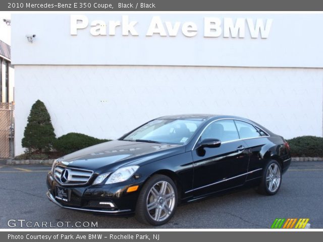 2010 Mercedes-Benz E 350 Coupe in Black