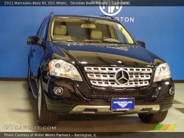 2011 Mercedes-Benz ML 350 4Matic in Obsidian Black Metallic