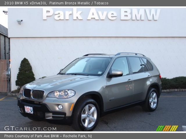 2010 BMW X5 xDrive30i in Platinum Bronze Metallic