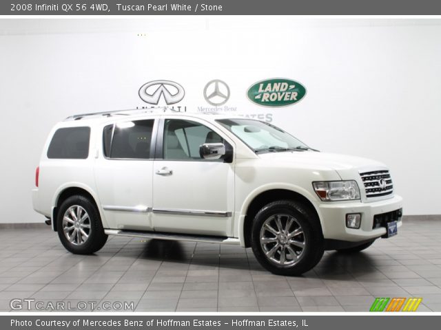 2008 Infiniti QX 56 4WD in Tuscan Pearl White