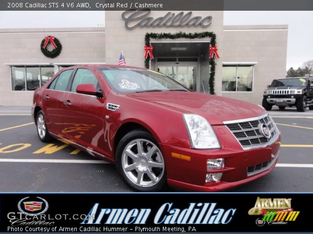 2008 Cadillac STS 4 V6 AWD in Crystal Red