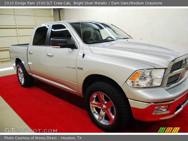 2010 Dodge Ram 1500 SLT Crew Cab in Bright Silver Metallic