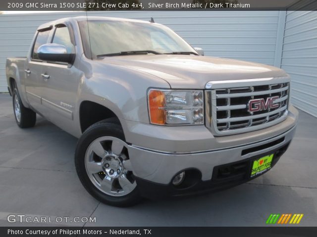 2009 GMC Sierra 1500 SLE Z71 Crew Cab 4x4 in Silver Birch Metallic