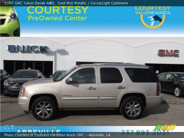 2007 GMC Yukon Denali AWD in Gold Mist Metallic
