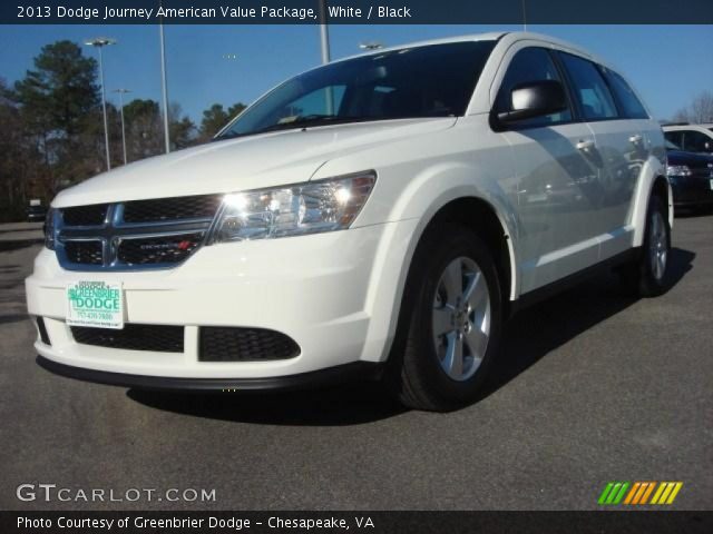 2013 Dodge Journey American Value Package in White